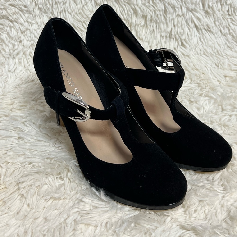 Franco Sarto suede heel